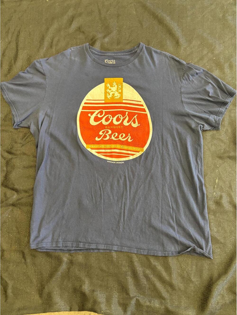 Coors Beer Vintage Banquet T Shirt Sz XXL VGC